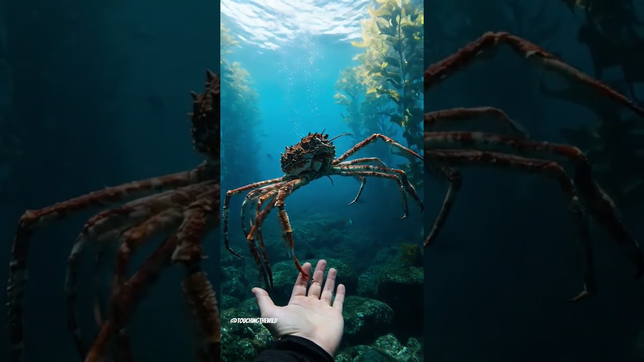 how you breathing human? 🦀🕷️ #ai #crab #spider #jungle #forest #wild #trees #wildanimals #deepsea