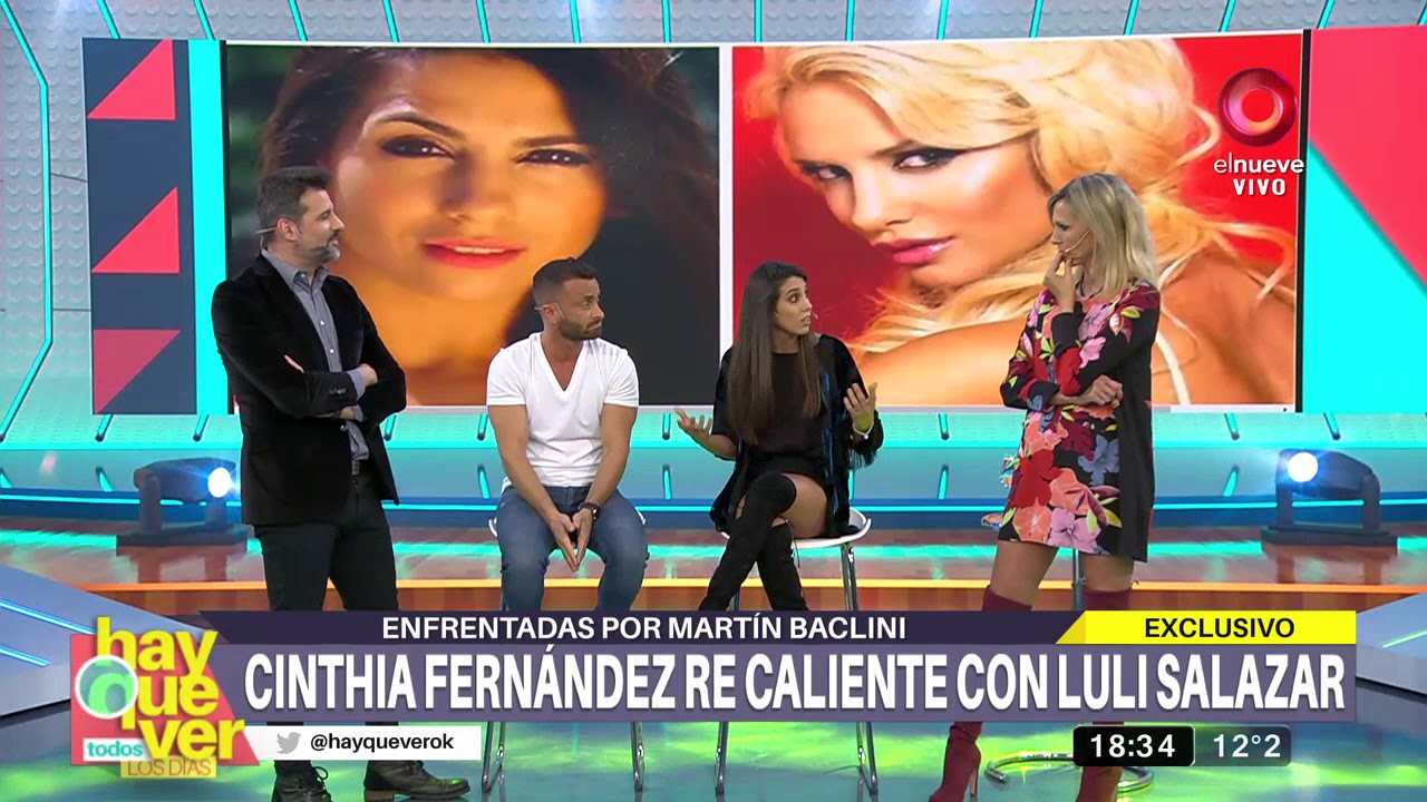 Cinthia Fernández re caliente con Luli Salazar