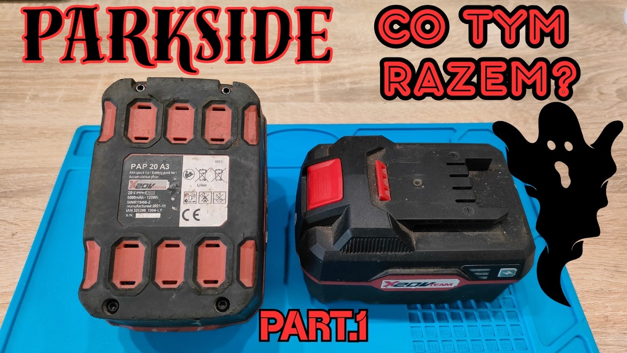 Parkside. Naprawa i test na sztucznym obciążeniu.
