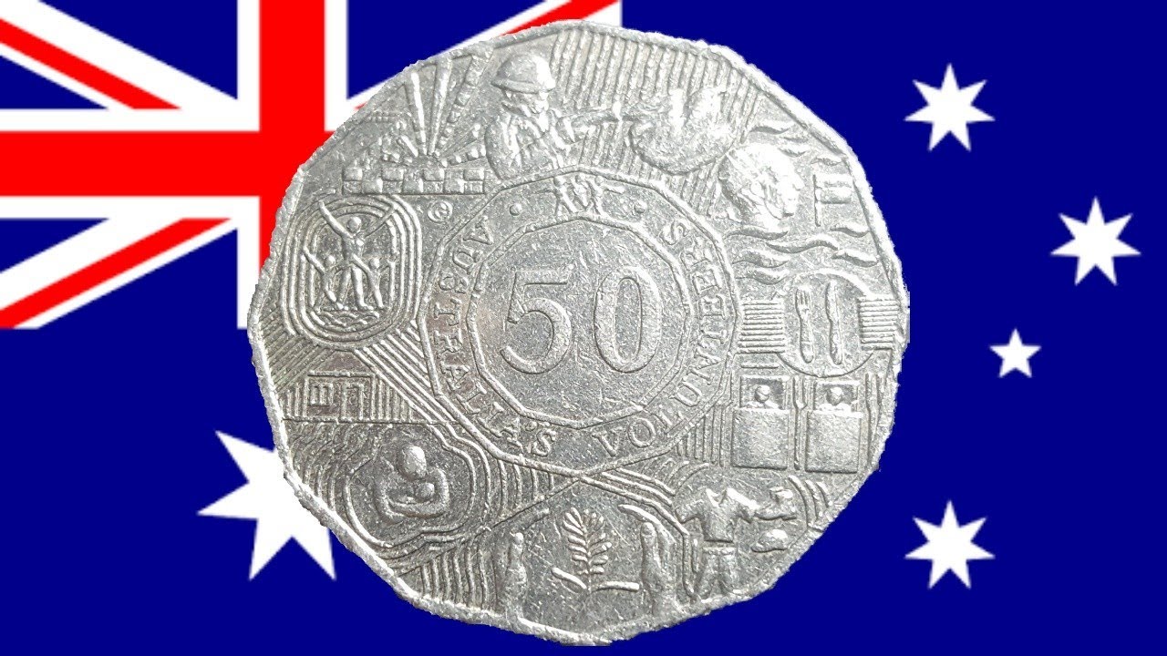 Australians 2003 Volunteers 50 cent coins