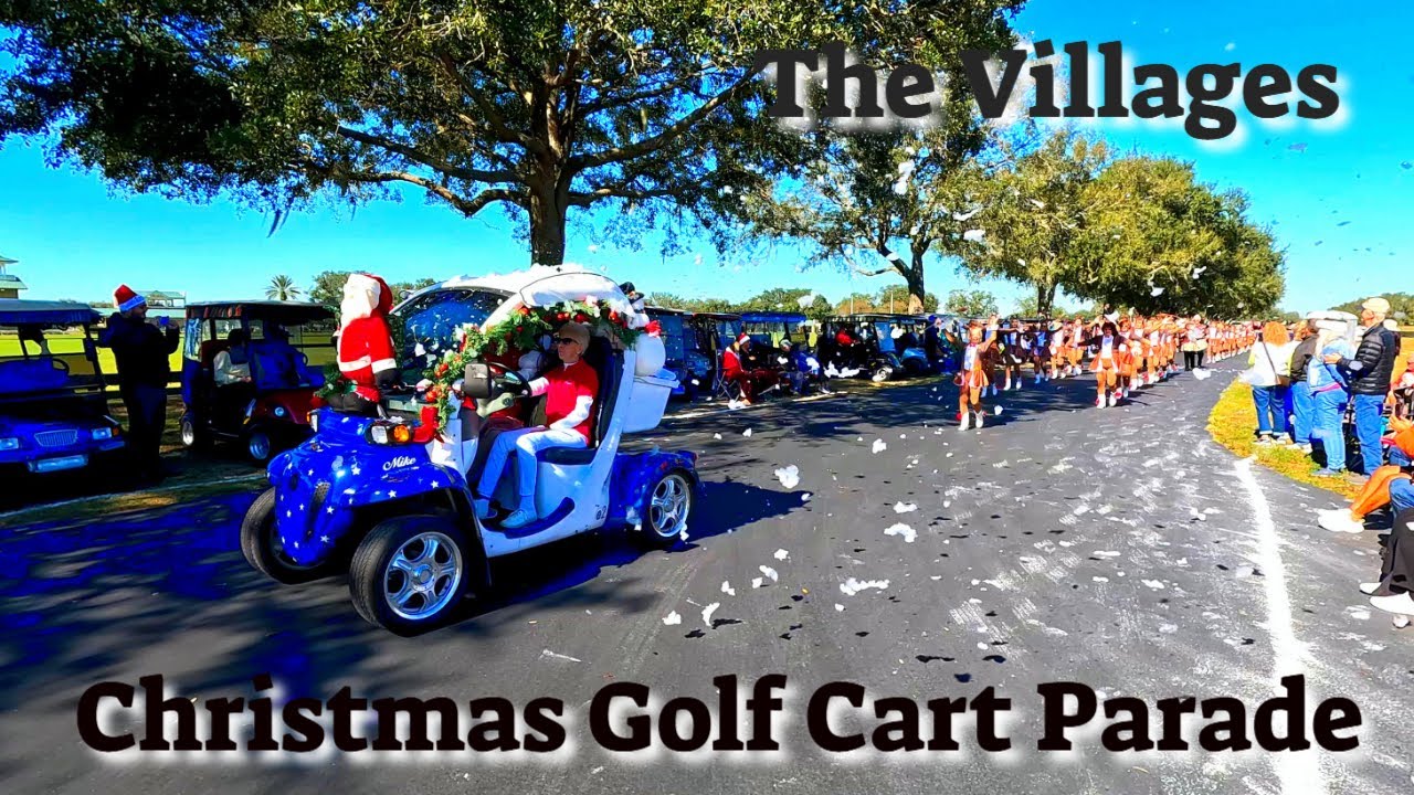 The Villages Christmas Golf Cart Parade at the Polo Grounds