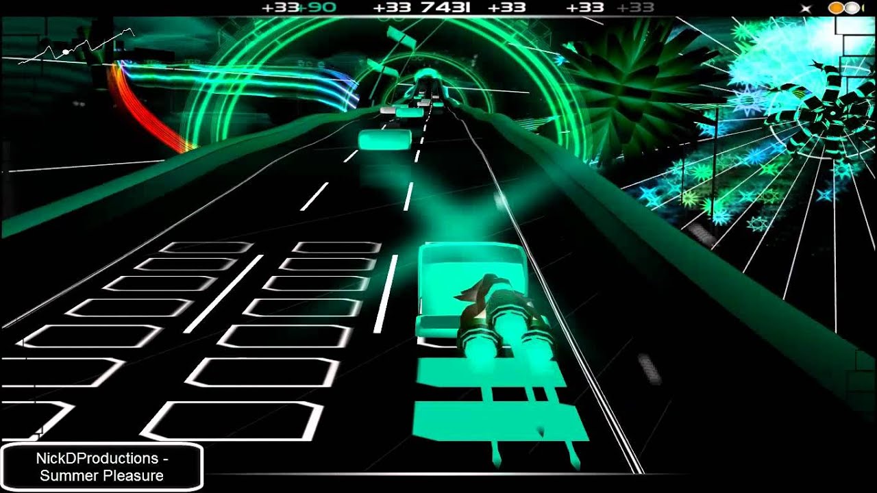 [PC] Audiosurf - Gameplay