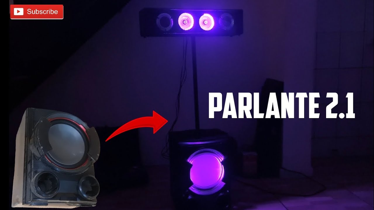 FABRIQUÉ MI PROPIO PARLANTE TUNEADO 2.1