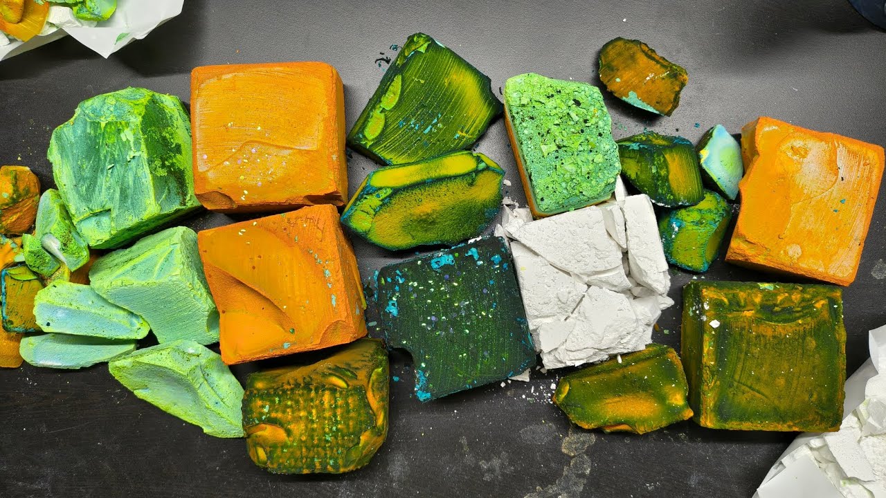 Shades of green | soothing chalk crush