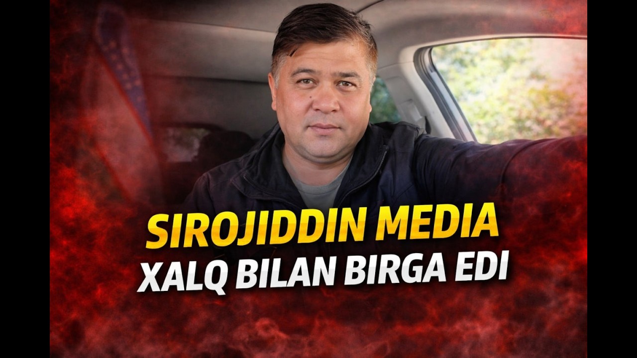 Sirojiddin Media oddiy xalq bilan birga edi