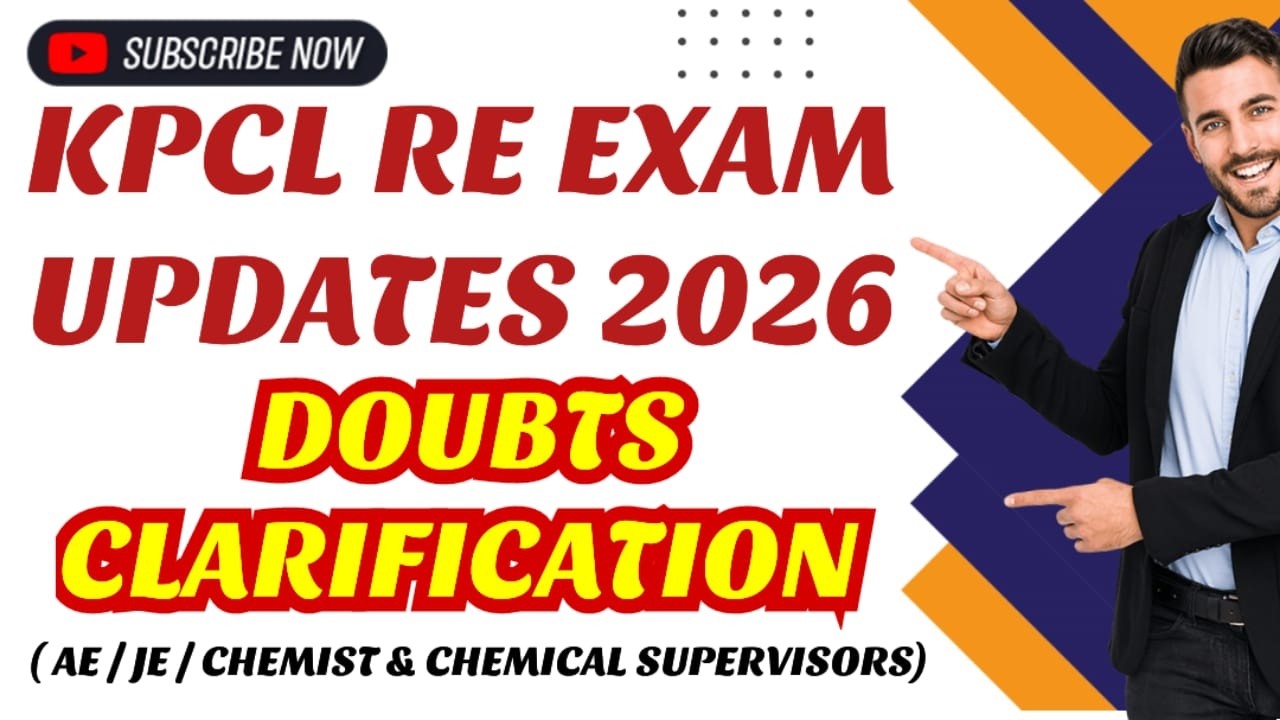 KPCL RE EXAM UPDATES 2026 | COMMON DOUBTS CLARIFICATION & IMPORTANT UPDATES