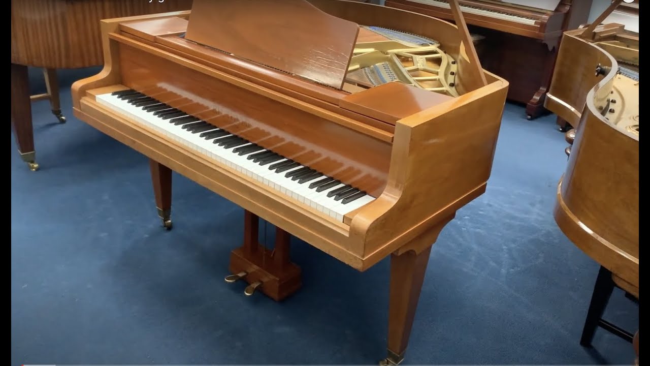 SOLD: Bluthner baby grand 150cm 1939 walnut case + please see below re. Bluthners after 1942: