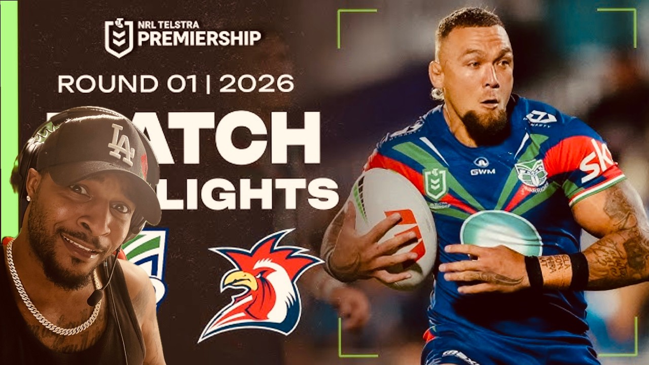 NRL 2026 | Warriors v Roosters | Match Highlights | Round 1 Reaction!