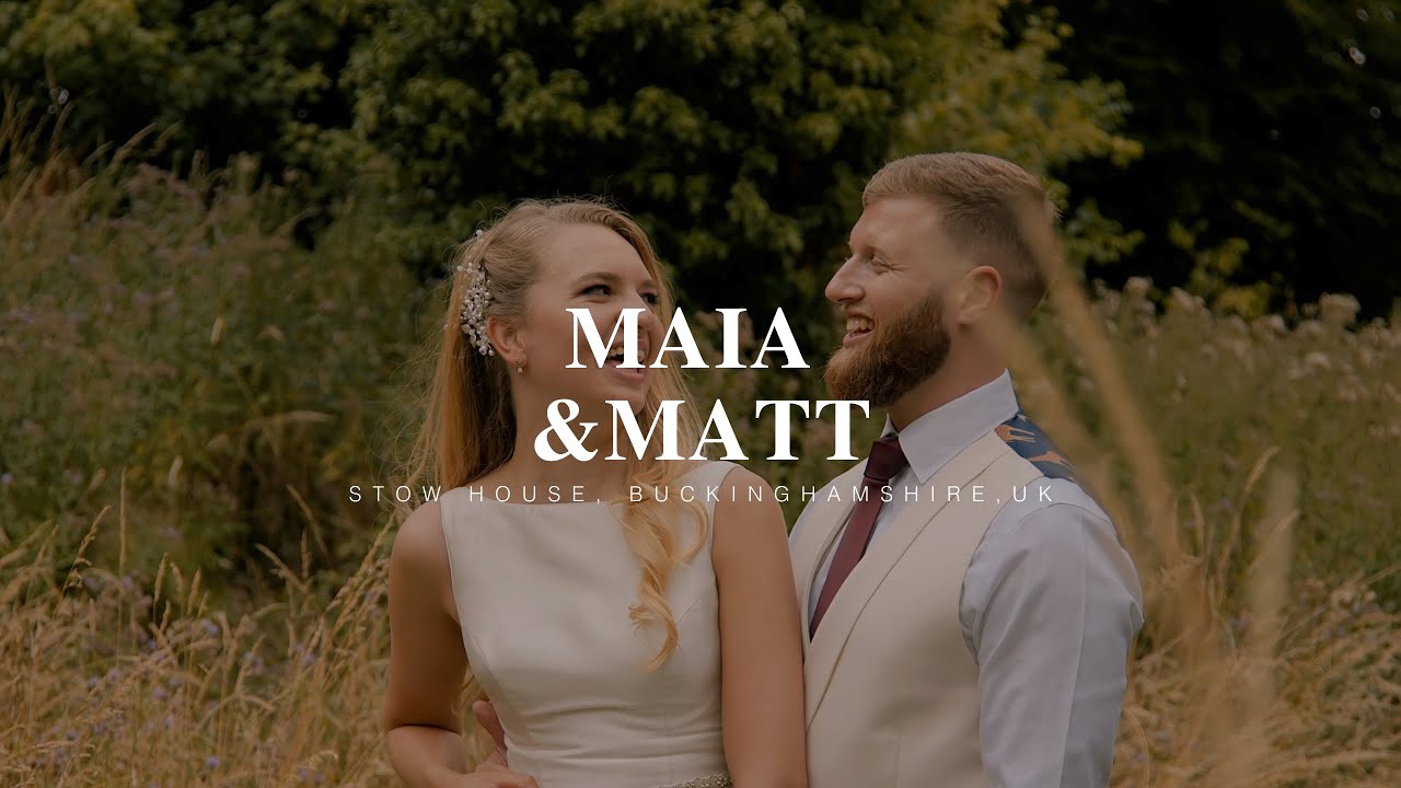 The Wedding of Maia & Matt  |  Stow House, Buckinghamshire, UK
