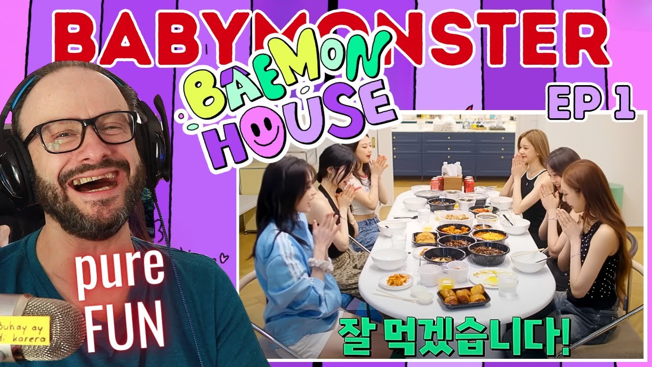 pure FUN!! BABYMONSTER - BAEMON HOUSE ep.1 reaction
