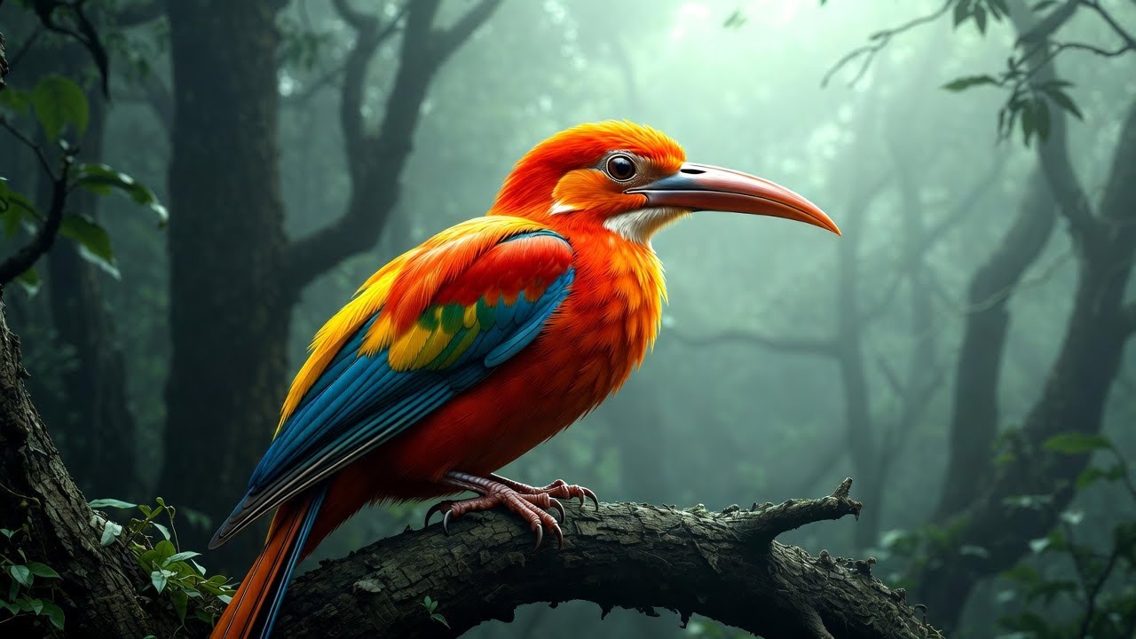 100 das espécies de aves mais estranhas da floresta amazônica | Sons da natureza ASMR em 4K