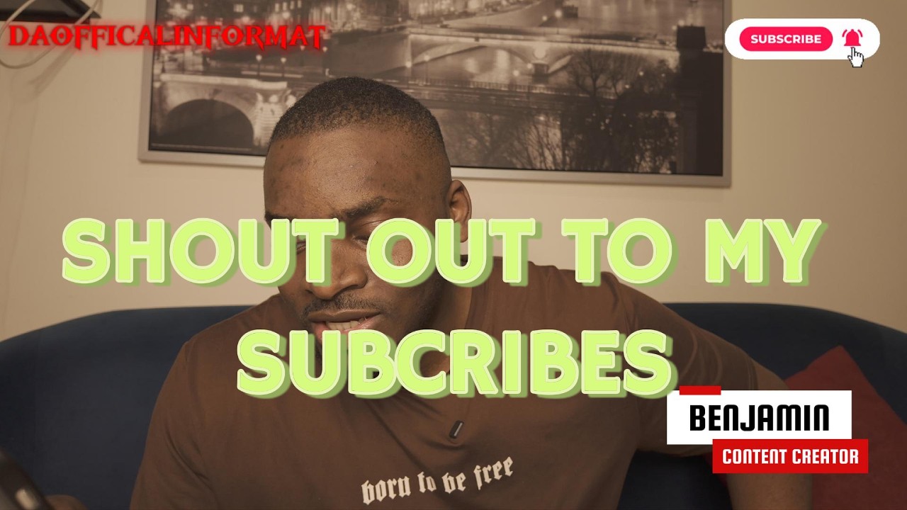 SHOUT OUT TO MY SUBCRIBERS