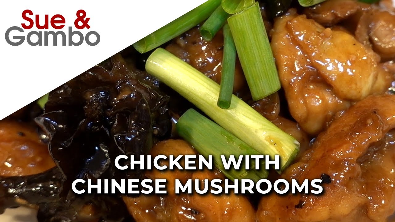 Chicken with Chinese Mushrooms Recipe