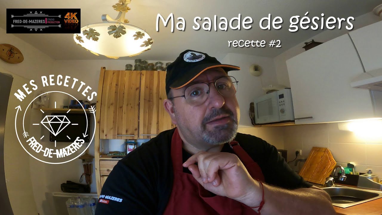 Ma salade de gésiers confits