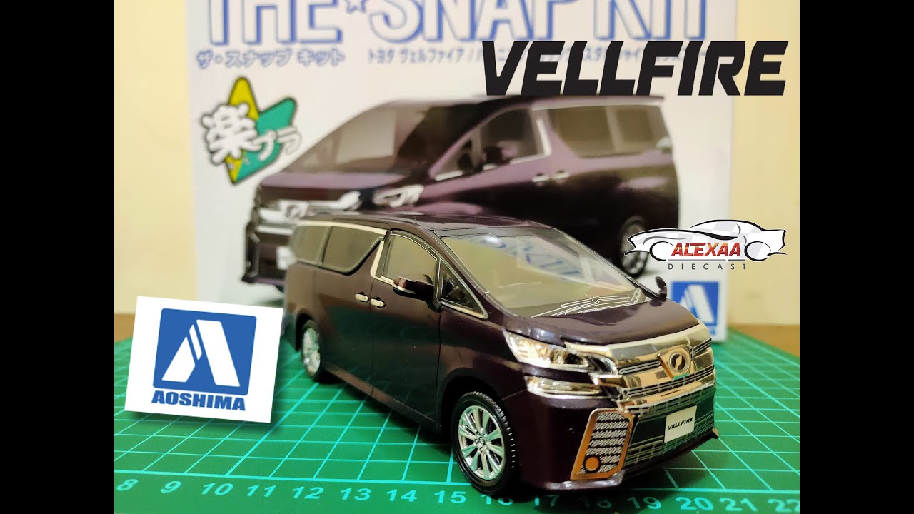 Build Aoshima Snap Kit Toyota Vellfire in 11 minutes.