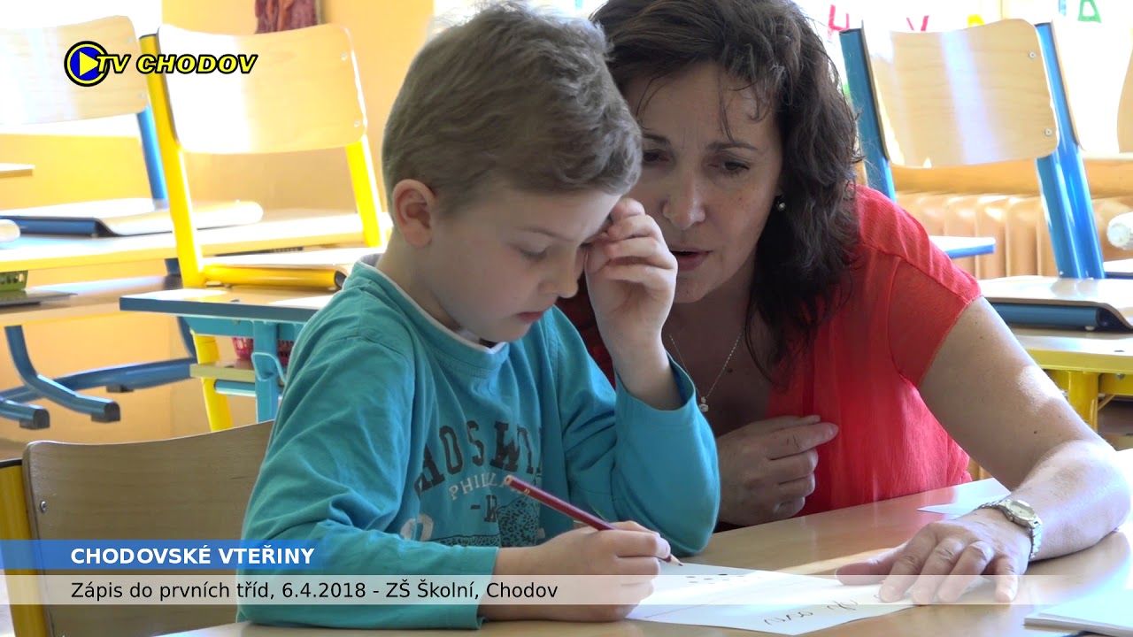 Zápis do prvních tříd, ZŠ Školní, Chodov 2018