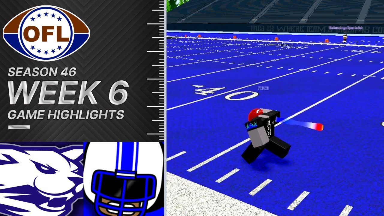 OFL S46 Week 6 | Florida Firecats @ Barton Brusiers | Roblox Football Highlights