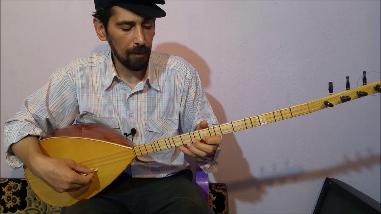 Ben Melamet Hırkasını ( Haydar Haydar ) Uzun Sap Bağlama Solfej - Ahmet SARI