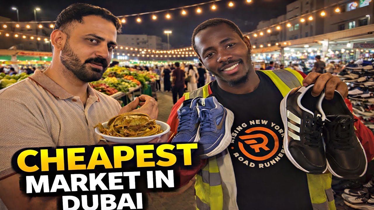 Dubai Cheapest Market 🇦🇪 | Shoes, Electronics & Food at Low Prices 😱/ Dubai Labour Market 