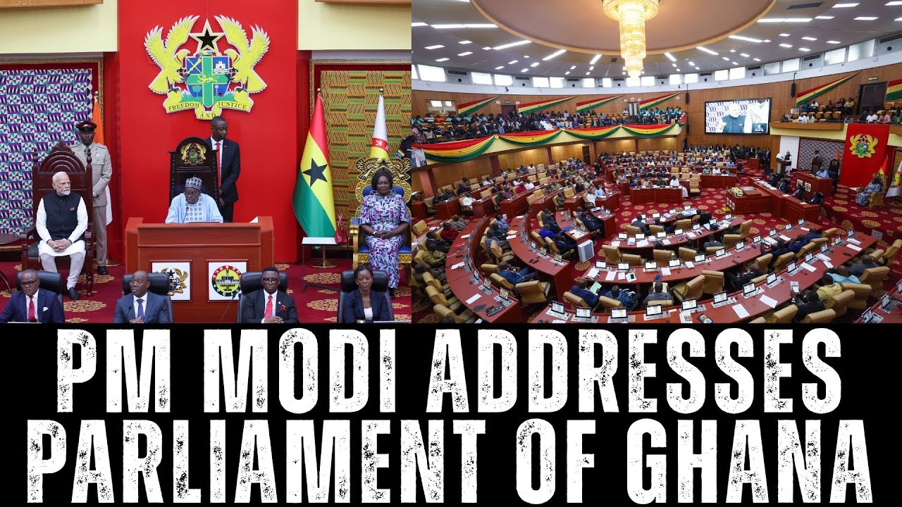 PM Modi Addresses Parliament Of Ghana