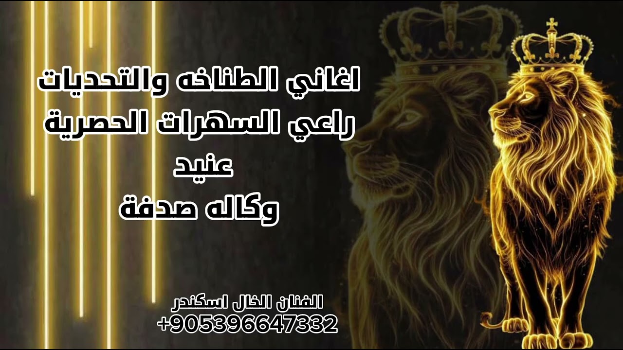 اغنيه العنيد وتيا وكاله صدفه بقيادة الوكيل يوسف ملك الدولار اغاني تحديات حماسيه وطناخه الخال اسكندر🎤