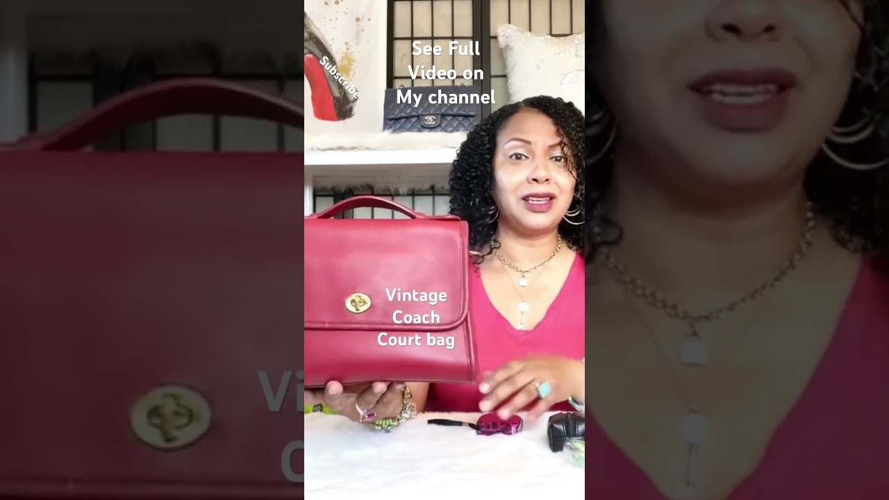 ❤️🌹 Vintage Coach Court Bag #9870 #coach #vintagecoach #vintagecoachbag