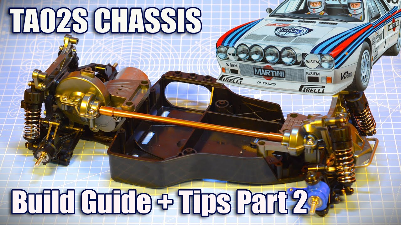 Tamiya TA02S Lancia 037 Build Guide & Tips Part 2 (Parts Bags B & C)