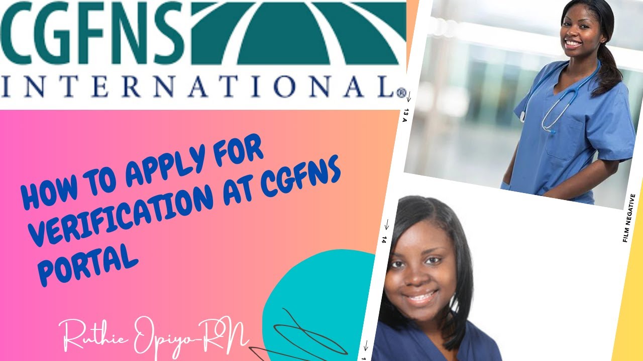 How to create CGFNS Account and Apply for Verification