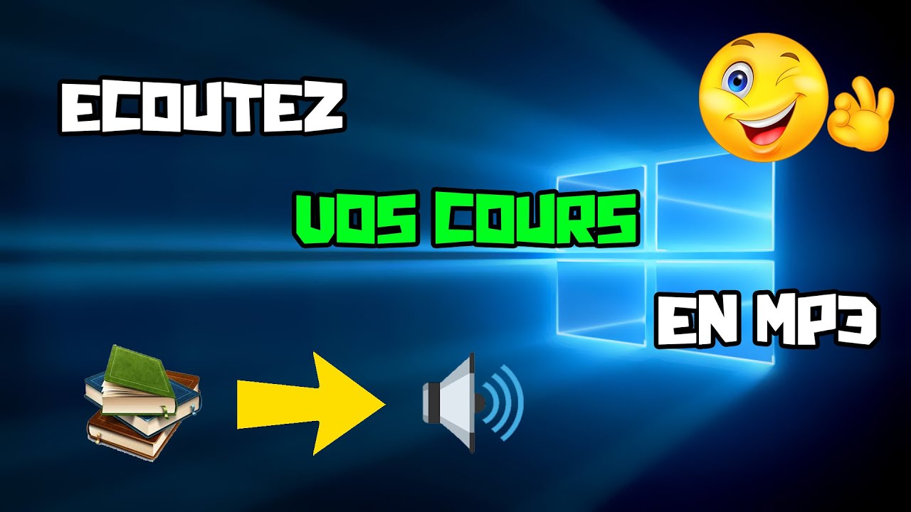 Comment transformer vos cours en MP3 ?