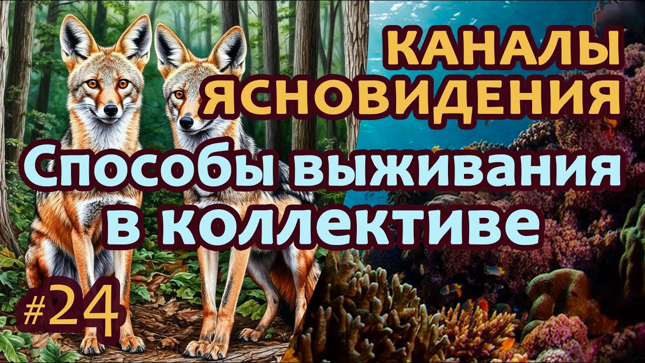 Способы выживания в коллективе - 24 | Работа с каналами ясновидения | Практика прямых порталов