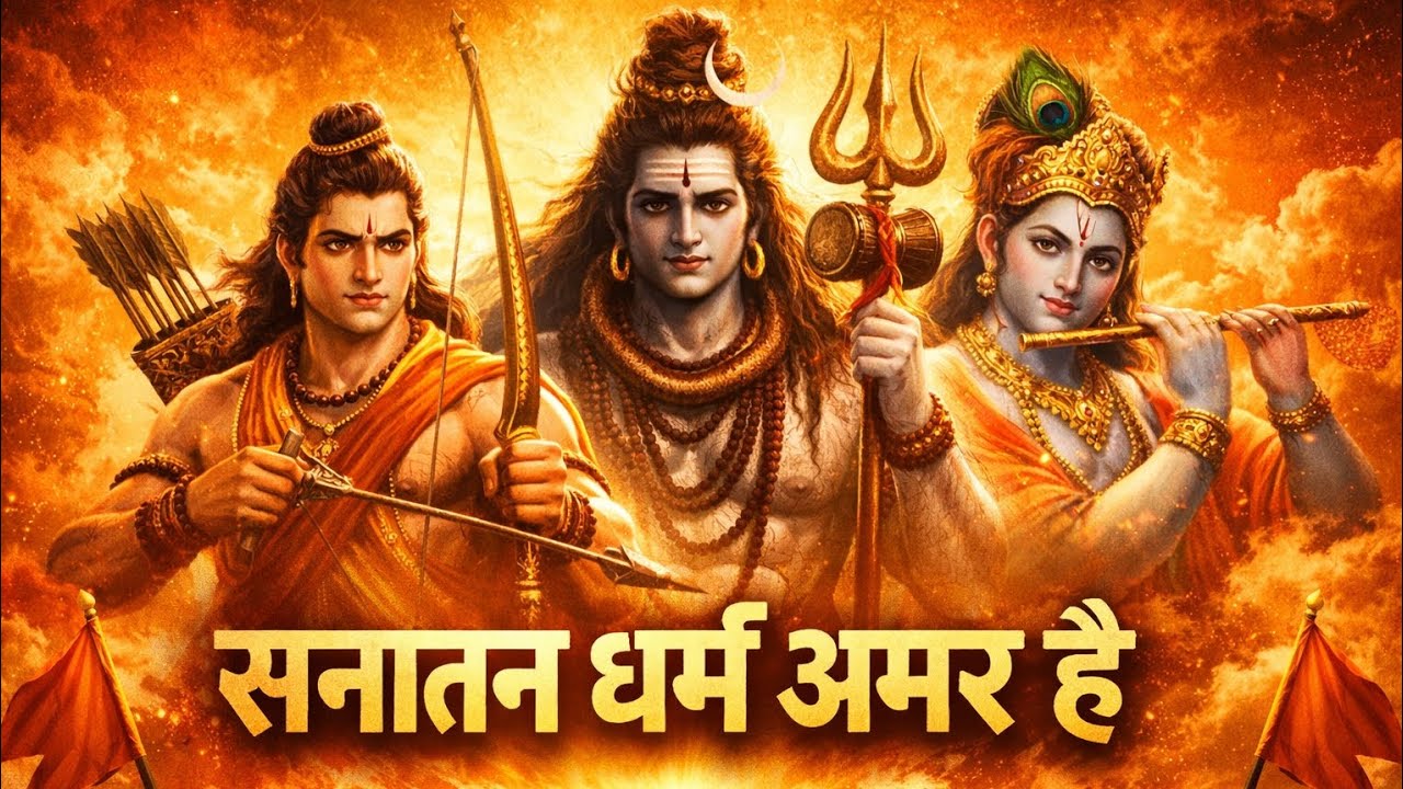 सनातन धर्म अमर रहे 🚩 | जय श्री राम हर हर महादेव | Powerful Sanatan Bhajan | Sanatan Song