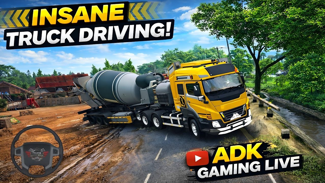 😱INSANE Jungle Off-Road Truck Driving | Bus Simulator Indonesia Offroad Map Mod | ADK Gaming Live |