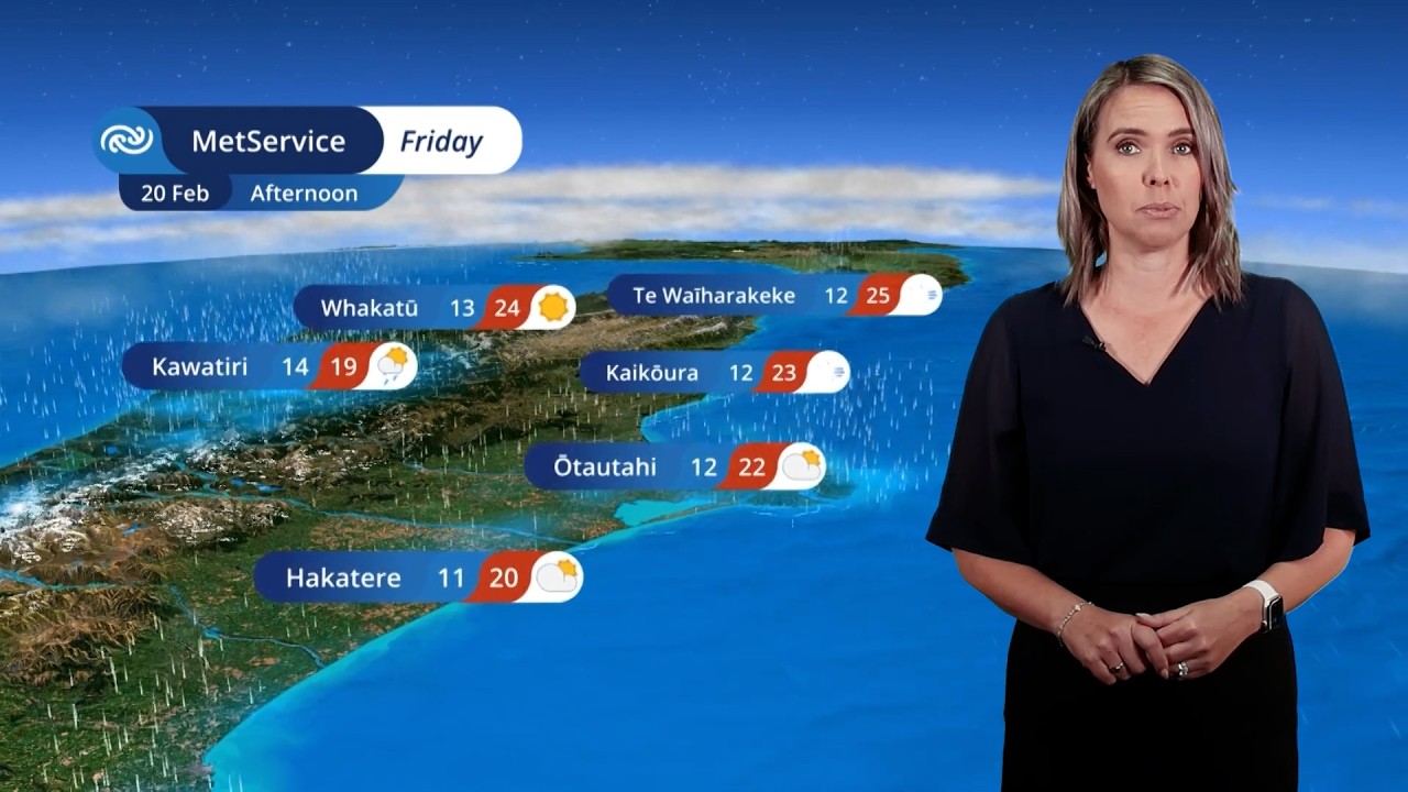 MetService Morning Weather Update: February 20