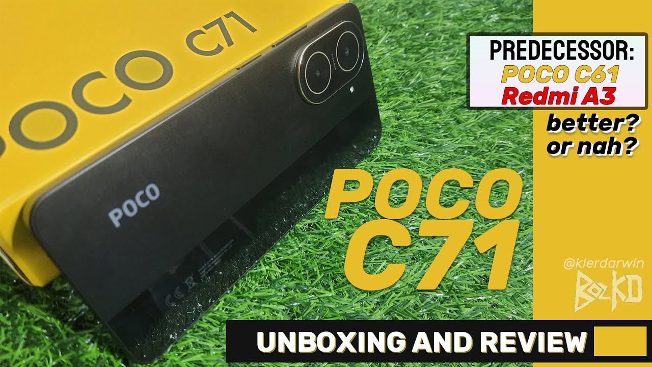 Poco C71 Smartphone Unboxing and Review (Tagalog)