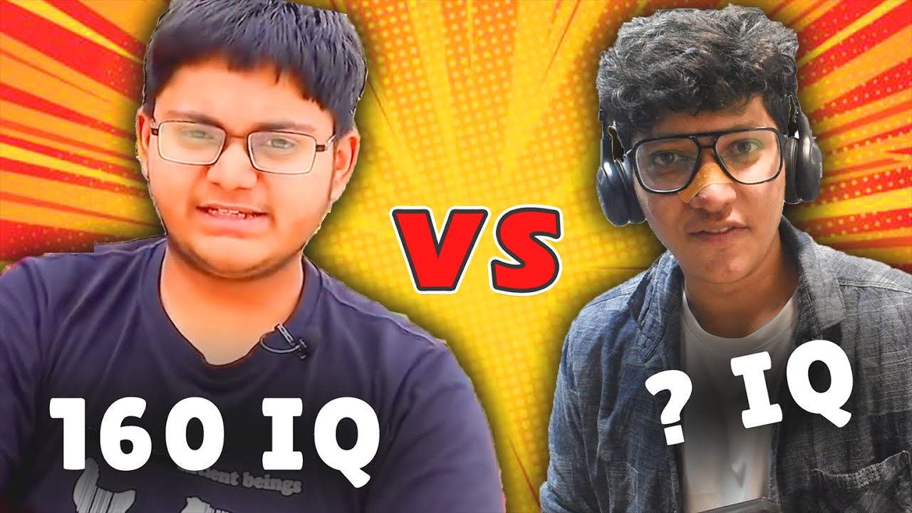 160 IQ VEGAN KID vs MY IQ :: Tamil