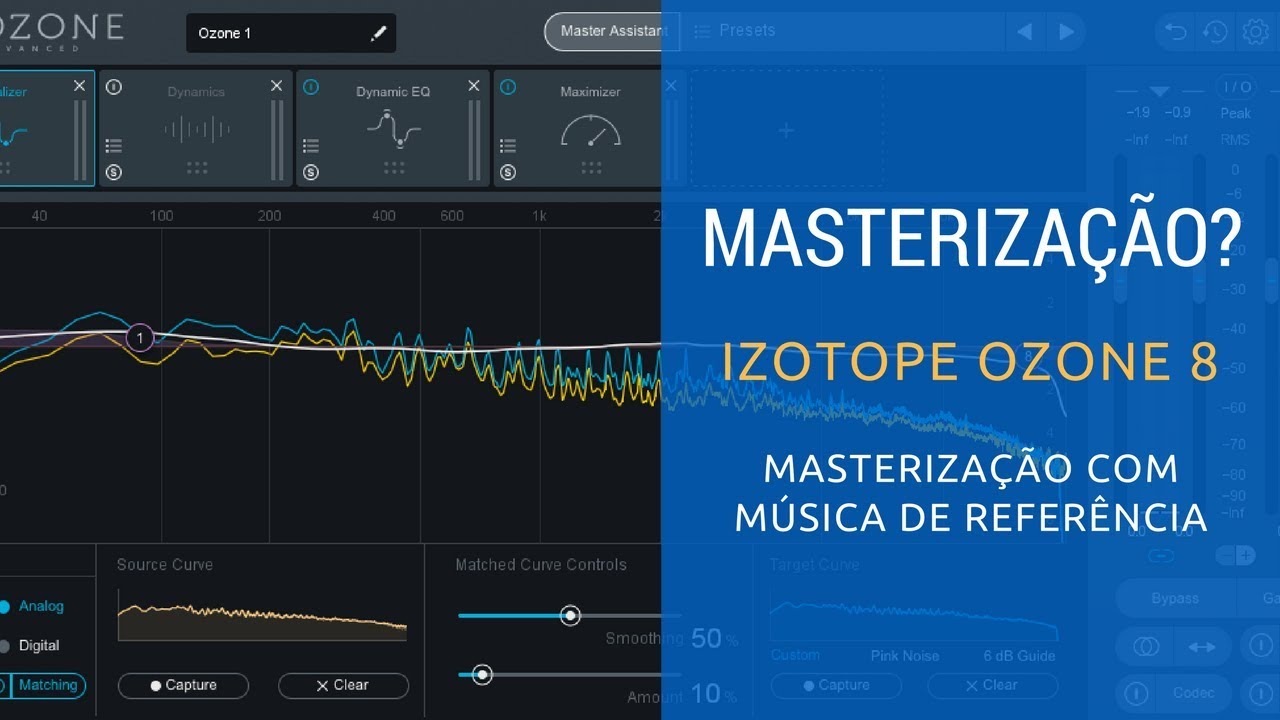 Masterização Com Izotope Ozone 8 Usando Referência