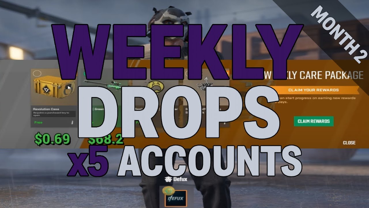 CS2 Weekly Drops Series – Month 2 (x5 Accounts!) | Can We Beat Last Month?
