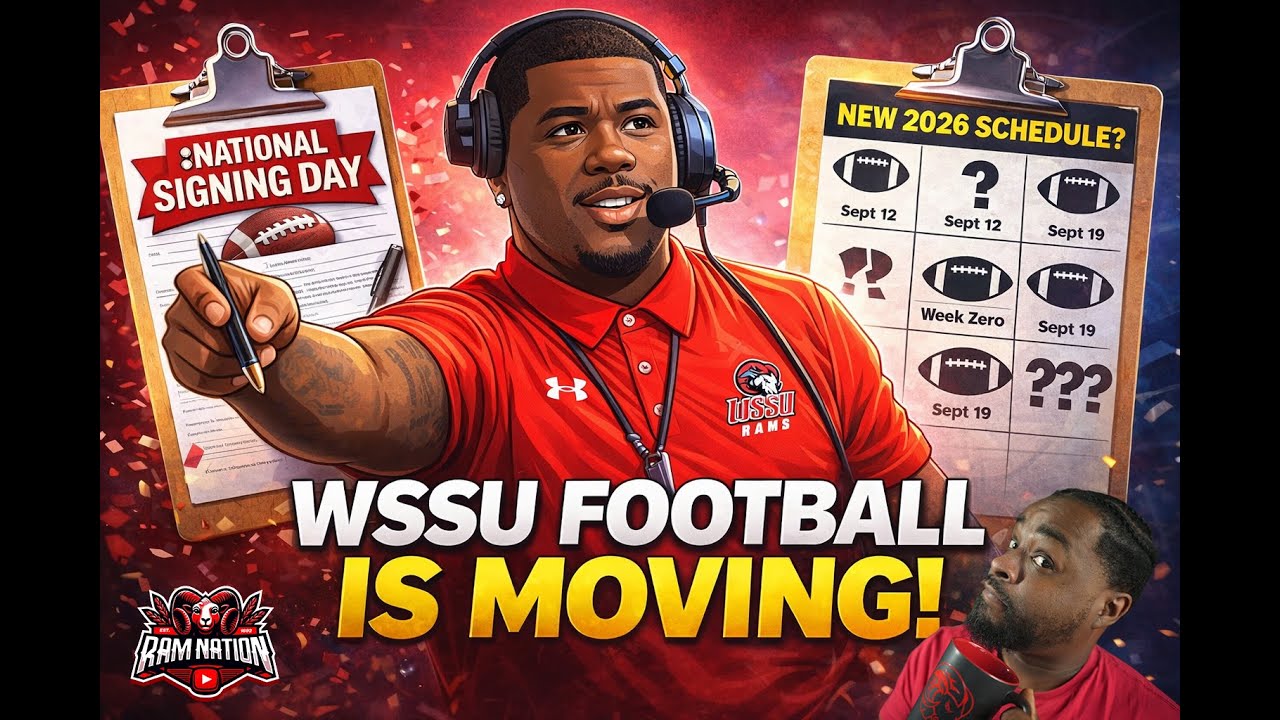 WSSU Football Is MOVING: New Signees, Spring Game Date + 2026 Schedule Clues