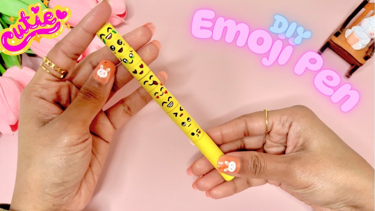 DIY Emoji pen | Paper Crafts |
