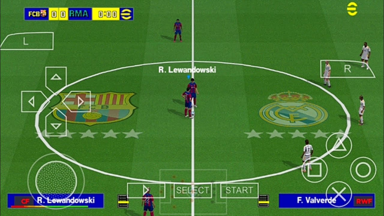 PES 2024 PPSSPP | Barcelona vs Real madrid