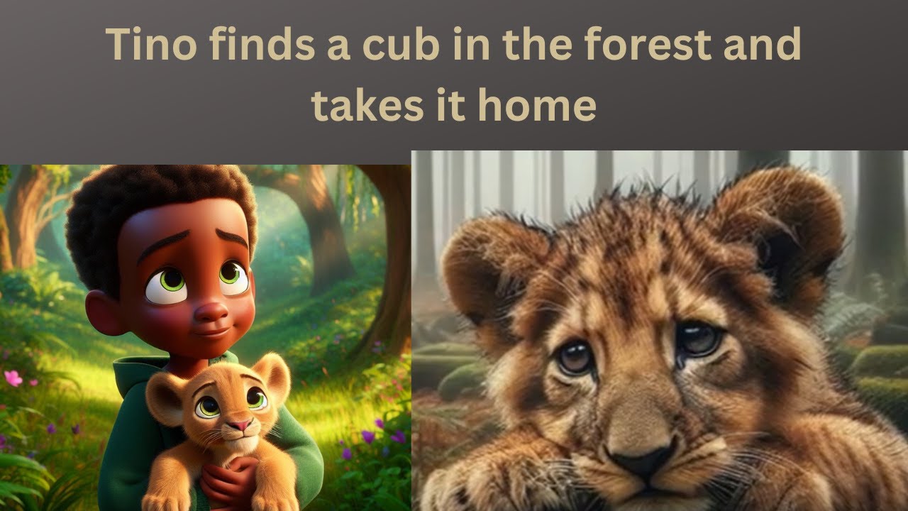African Tale: Tino finds a cub in the forest and takes it home