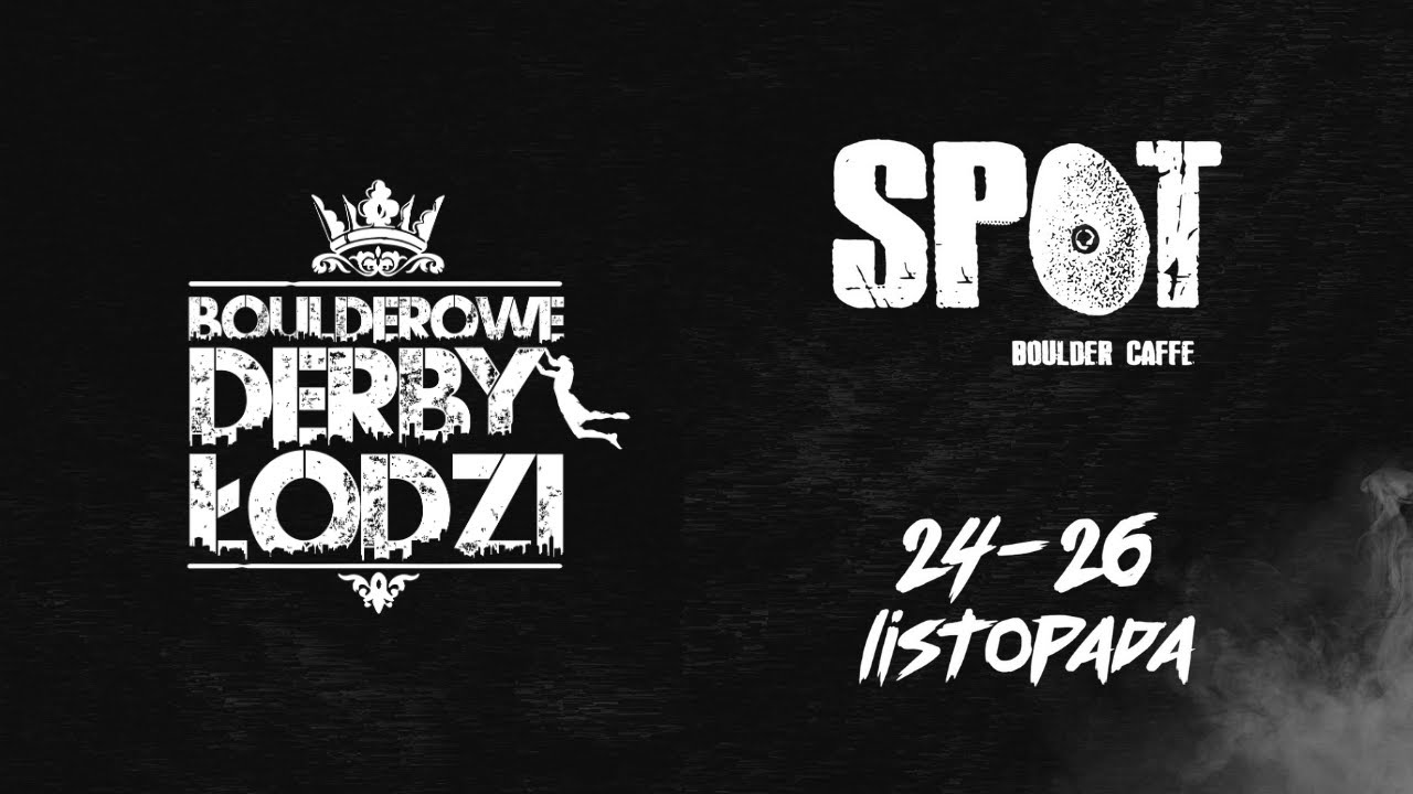 Boulderowe Derby Łódź - Spot Boulder Caffe Reprezentujesz?