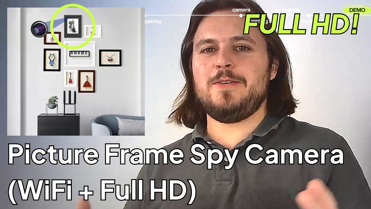 Secret Nanny Cam: It's a Full HD Photo Frame!