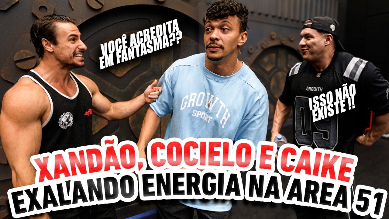 COCIELO, SUPER XANDÃO E CAIKE PRO EXALANDO ENERGIA NA ÁREA 51 🤣!!
