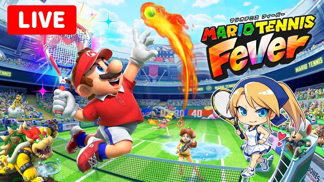 【生配信】 マリオテニスフィーバーをプレイ #03【Switch2】