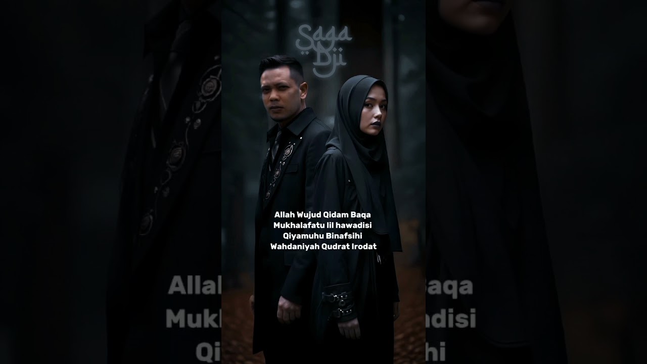 NADHOM WUJUD QIDAM BAQO || SAGA DJI || GOTHIC METAL VERSION #nadhom #nadhoman #sholawat