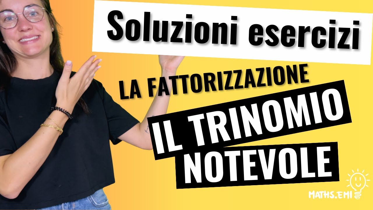 FATTORIZZAZIONE  con il TRINOMIO notevole: ESERCIZI #matematica #algebra