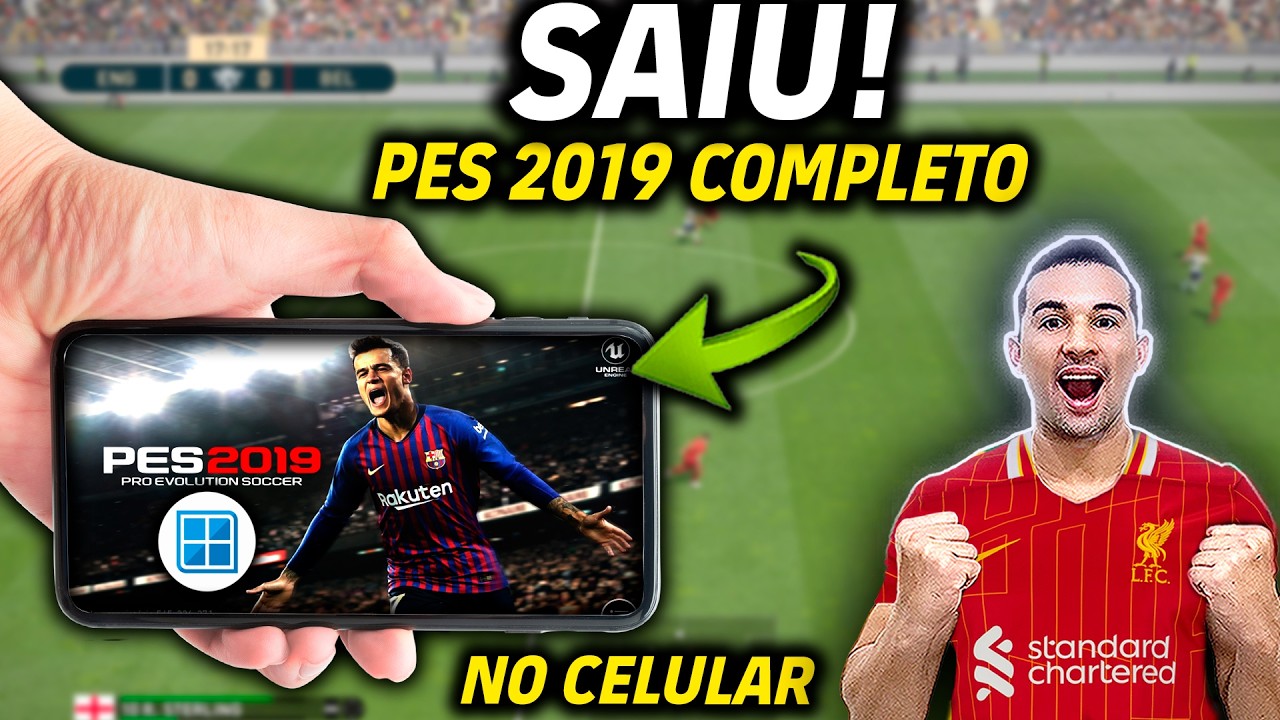 EXTRAORDINÁRIO! SAIU PES 2019 COMPLETO COM MASTER LIGA E TODOS OS MODOS NO CELULAR - OFFLINE