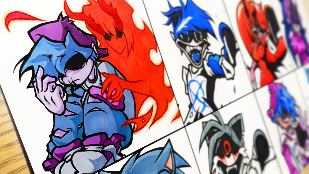 Drawing NEW Silly Billy Lullaby : Yourself (Herself)-Hit Single Lyrics / Silly Billy but GF & Sonic