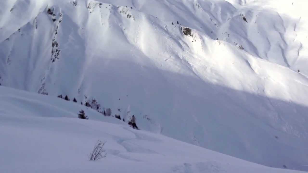 Session de peuf dans la vallée perdue à la Toussuire